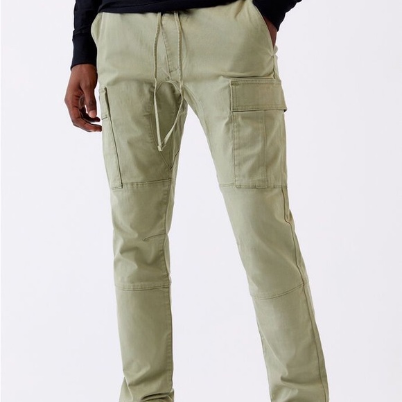 Workwear Green Slim Fit Cargo Pants PacSun PacSun S - Picture 2 of 4